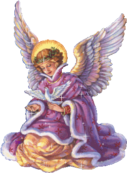 Ангел хранитель с волшебным белым голубем