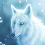 Волчица в сказочном лесу