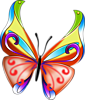 Волшебная бабочка - радуга