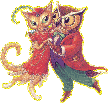 Филин и мадам Кошка танцуют вальс
