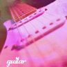 Розовая гитара