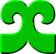 Зеленый алфавит. X