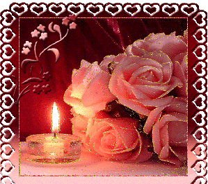 Розы и свеча