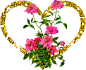 Сердечко с цветами