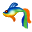 Длиннохвостая рыбка