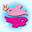  Рыбы ярко <b>розовая</b> и <b>розовая</b>  гифка анимация