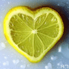 Сердечко -долька лимона
