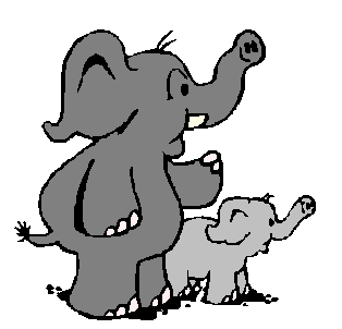 Слоник с слоненком