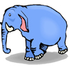Слон голубой