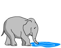 Слон-фонтан