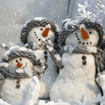 Три снеговика