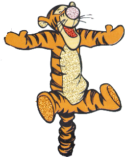  <b>Самый</b> радостный Тигра в мире из мультика про Винни Пуха  гифка анимация