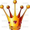 Корона для принцессы с сердечками