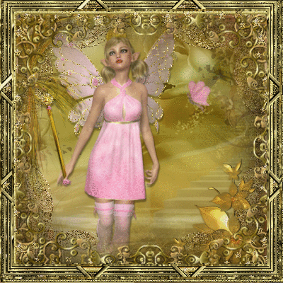Загадочная эльфийка в розовом платье