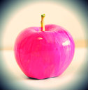 Ярко - розовое яблоко