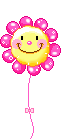 Воздушный шарик-цветок