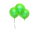 Воздушные шары зеленые