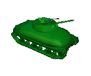  <b>Зеленый</b> танк  гифка анимация