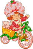 Рыжая девочка на велосипеде