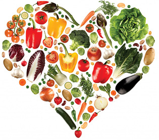 2 июня День здорового питания. Сердечко из овощей