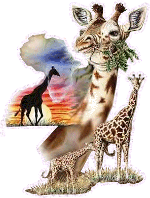 Рисунок классического животного Африки