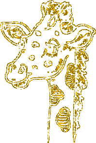 Жираф на прозрачном фоне