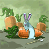 Зайчик у мёртвой морковки