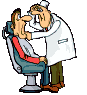 Стоматолог осматривает