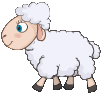 Идущая овечка