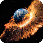  Взрыв <b>планеты</b> земля  гифка анимация