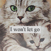 Кошка с котёнком (i won`t let go)