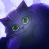  Чеширский кот, art <b>by</b> apofiss  гифка анимация