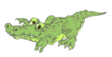 Крокодил с грустными глазами