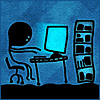 Человечек за компьютером