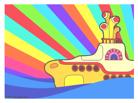 Смешной детский кораблик бороздит просторы морей и океано...