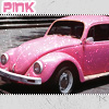 Punk, розовый, розовая машина