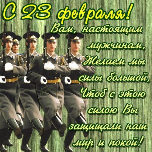 С Днем Защитника Отечества! С 23 февраля! Силы вам!
