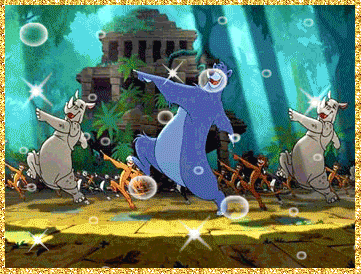 Танцующие звери из мультика Маугли