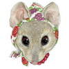 Мышка в платочке с бусами