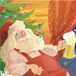 Дед мороз и пиво