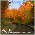 Рельсы уходят в осенний лес (my way, my autumn)