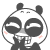 Панда потирает нос