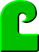 Зеленый алфавит. L
