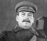  И. В. Сталин в головном <b>уборе</b>  гифка анимация